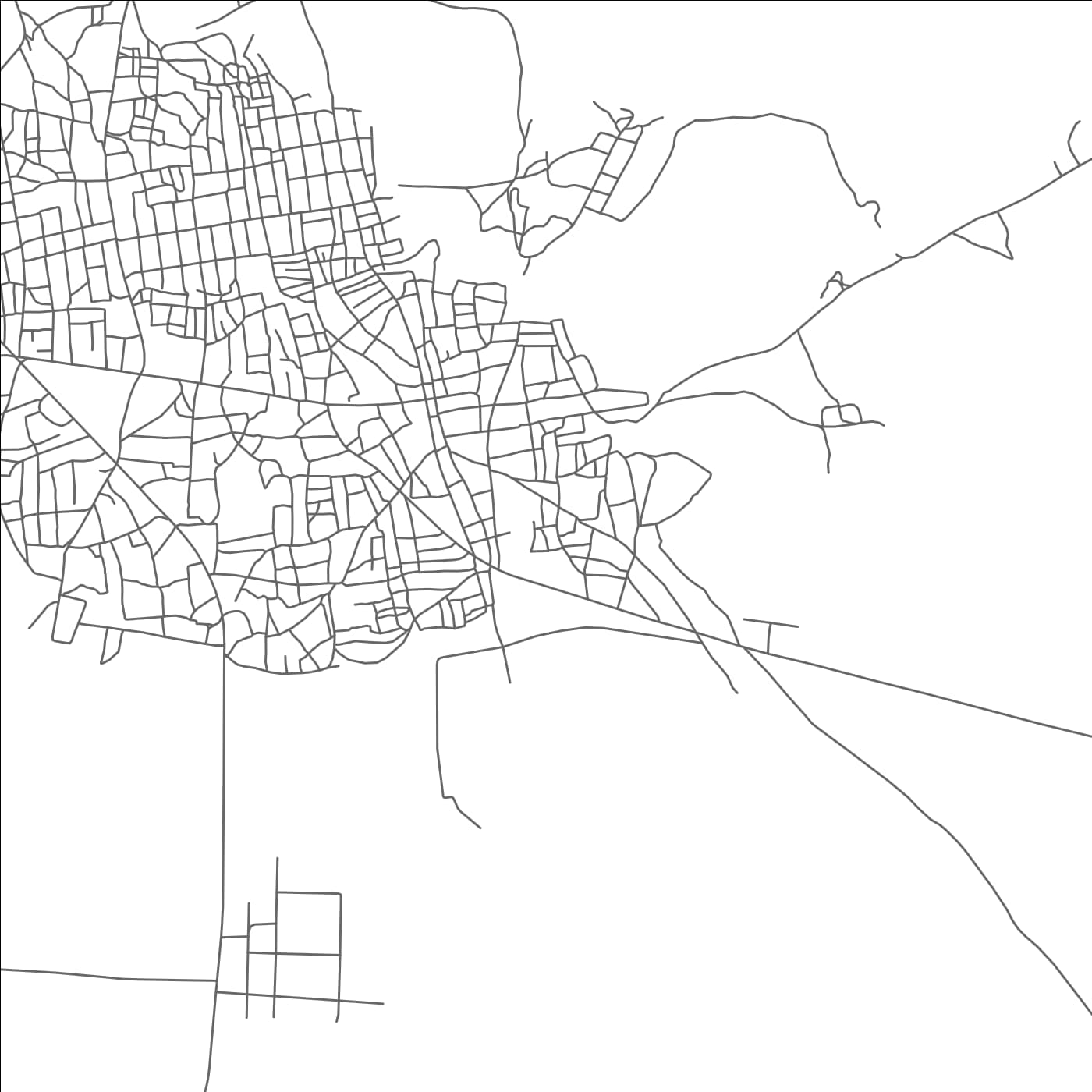 ROAD MAP OF KUMO, NIGERIA BY MAPBAKES