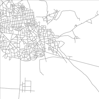 ROAD MAP OF KUMO, NIGERIA BY MAPBAKES