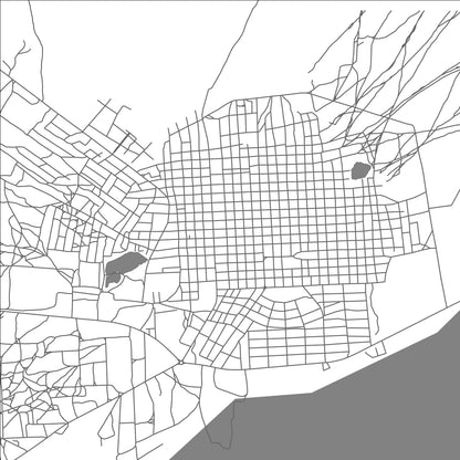 ROAD MAP OF NGURU, NIGERIA BY MAPBAKES