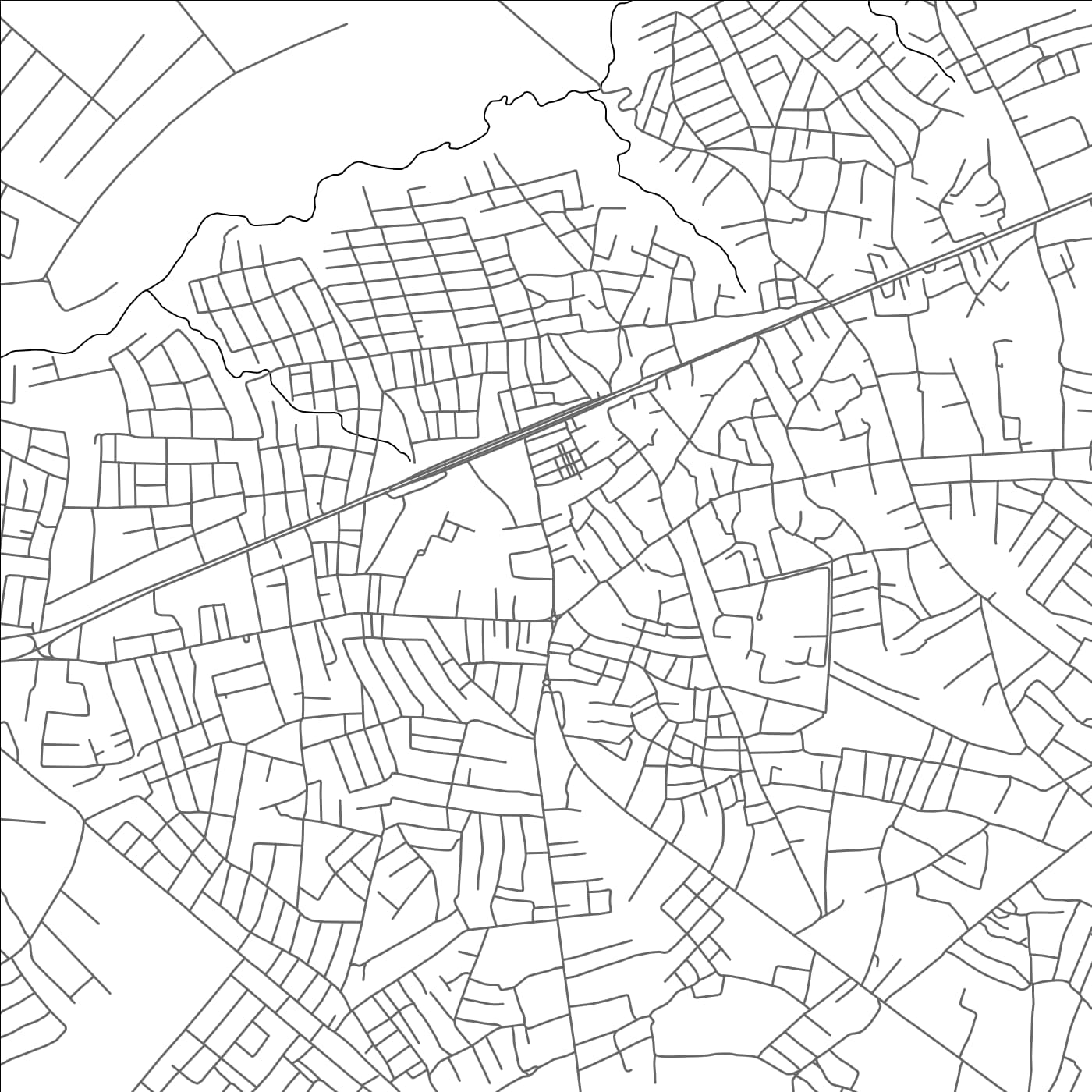 ROAD MAP OF NKPOR, NIGERIA BY MAPBAKES