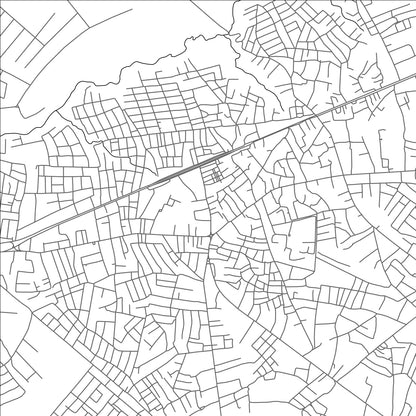 ROAD MAP OF NKPOR, NIGERIA BY MAPBAKES