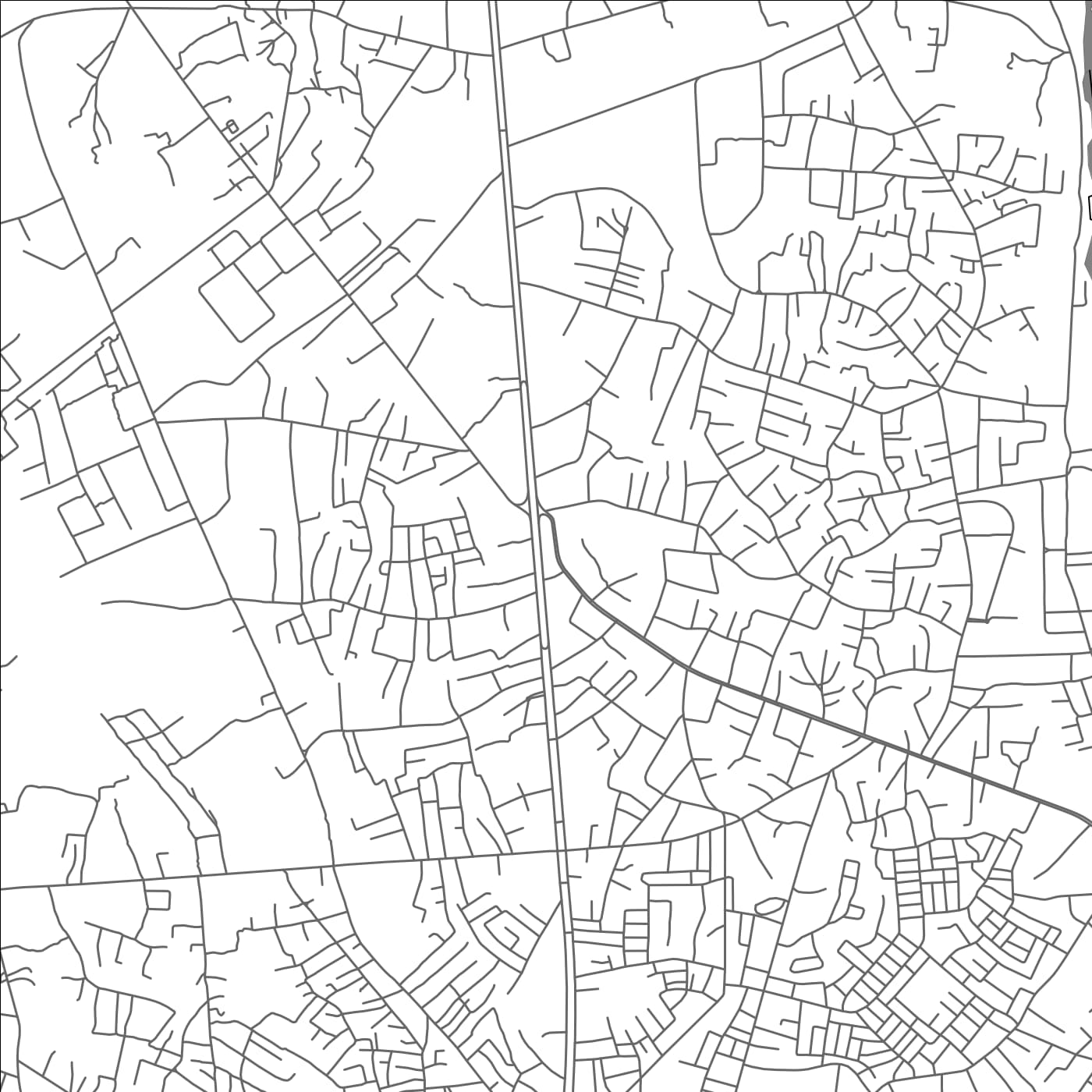 ROAD MAP OF OSISIOMA, NIGERIA BY MAPBAKES