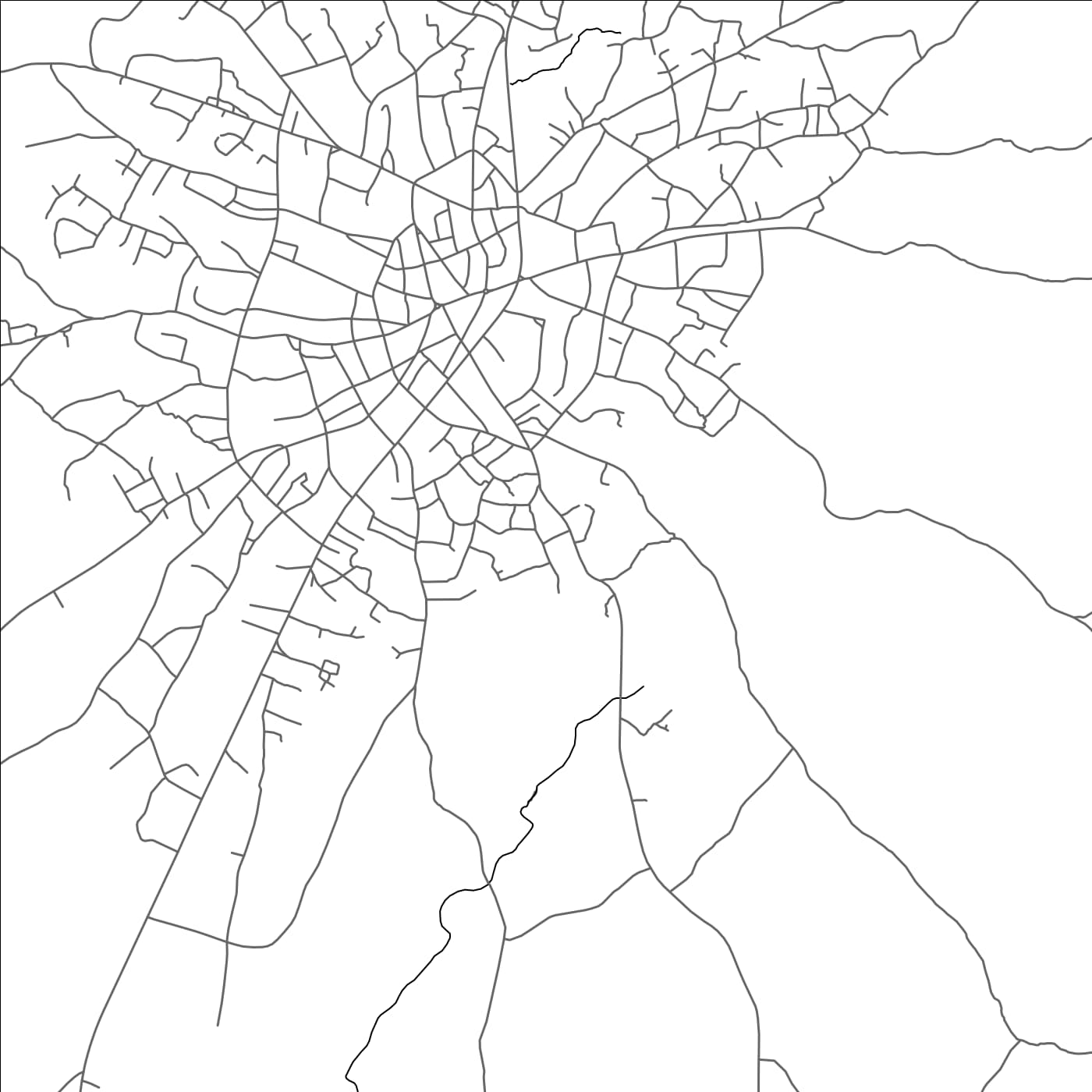 ROAD MAP OF UGEP, NIGERIA BY MAPBAKES