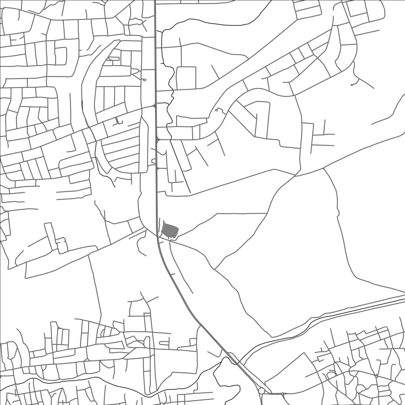 ROAD MAP OF YOLA, NIGERIA BY MAPBAKES