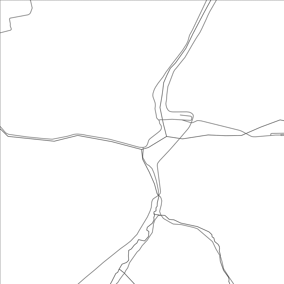 ROAD MAP OF HYESAN-DONG, NORTH KOREA BY MAPBAKES