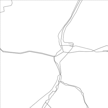 ROAD MAP OF HYESAN-DONG, NORTH KOREA BY MAPBAKES