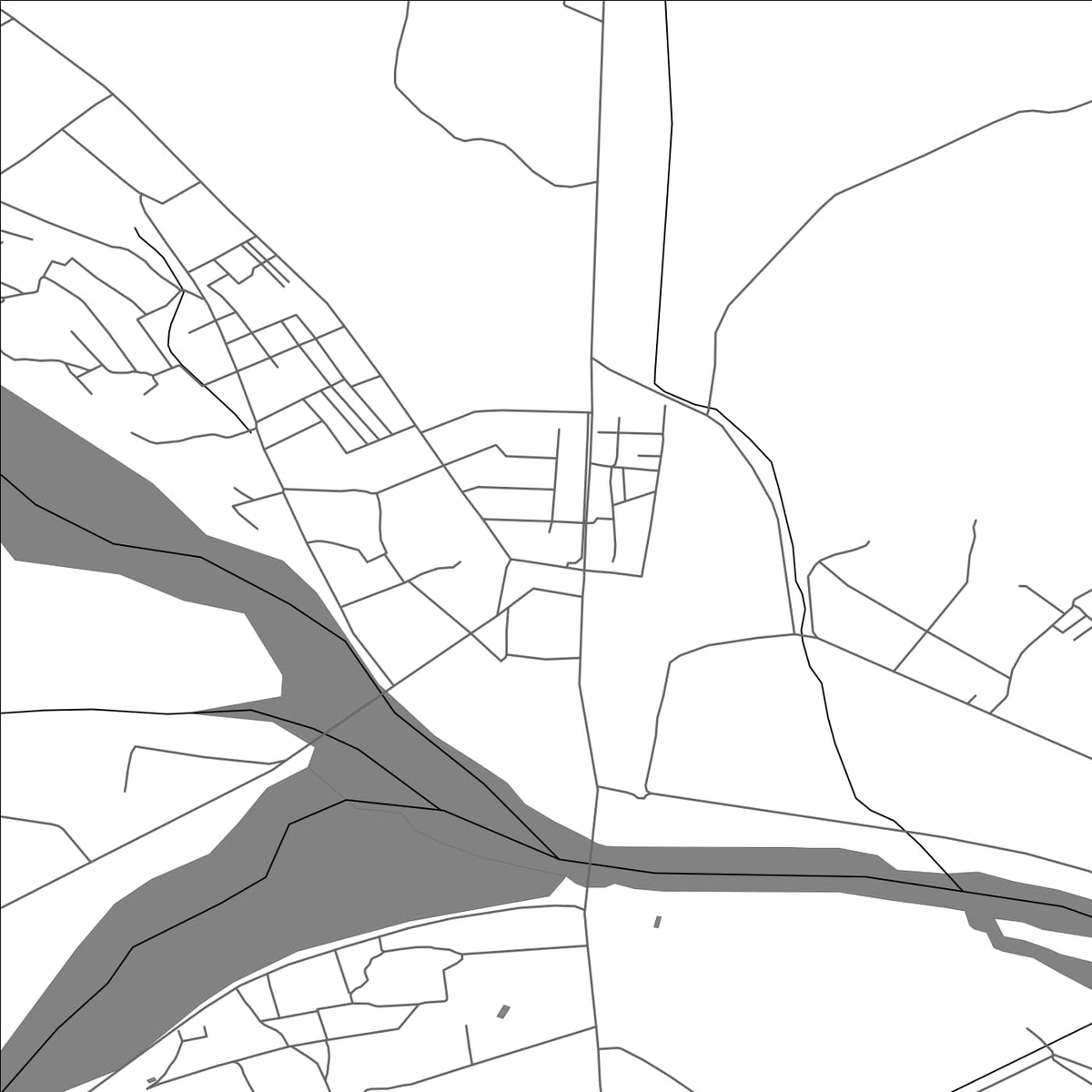 ROAD MAP OF KYŎNGSŎNG, NORTH KOREA BY MAPBAKES