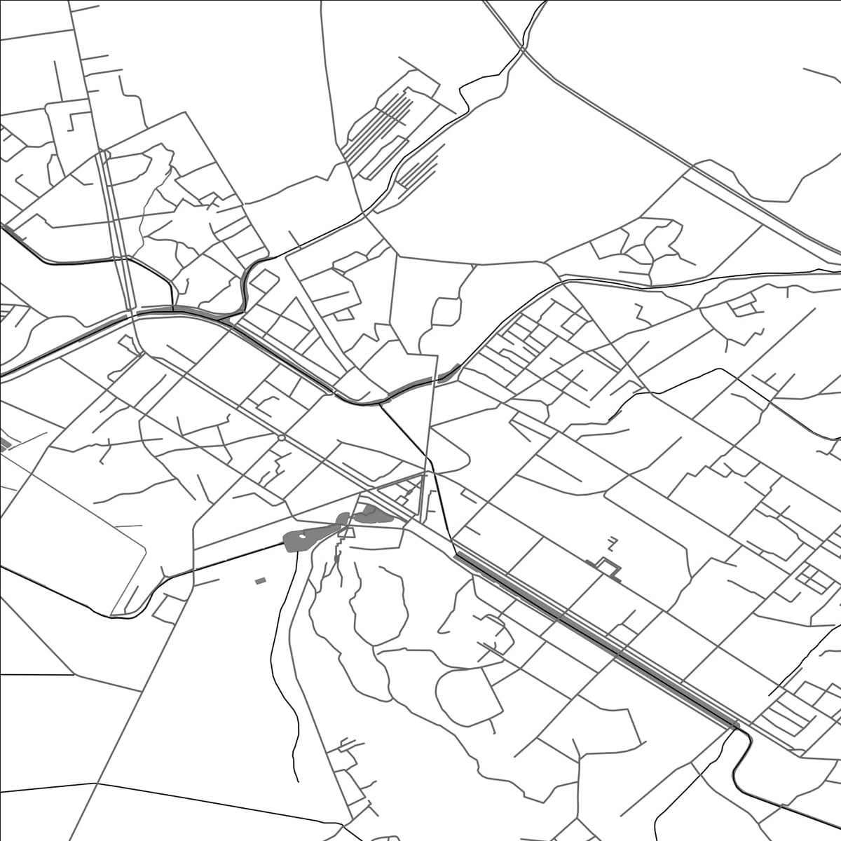 ROAD MAP OF SARIWŎN, NORTH KOREA BY MAPBAKES