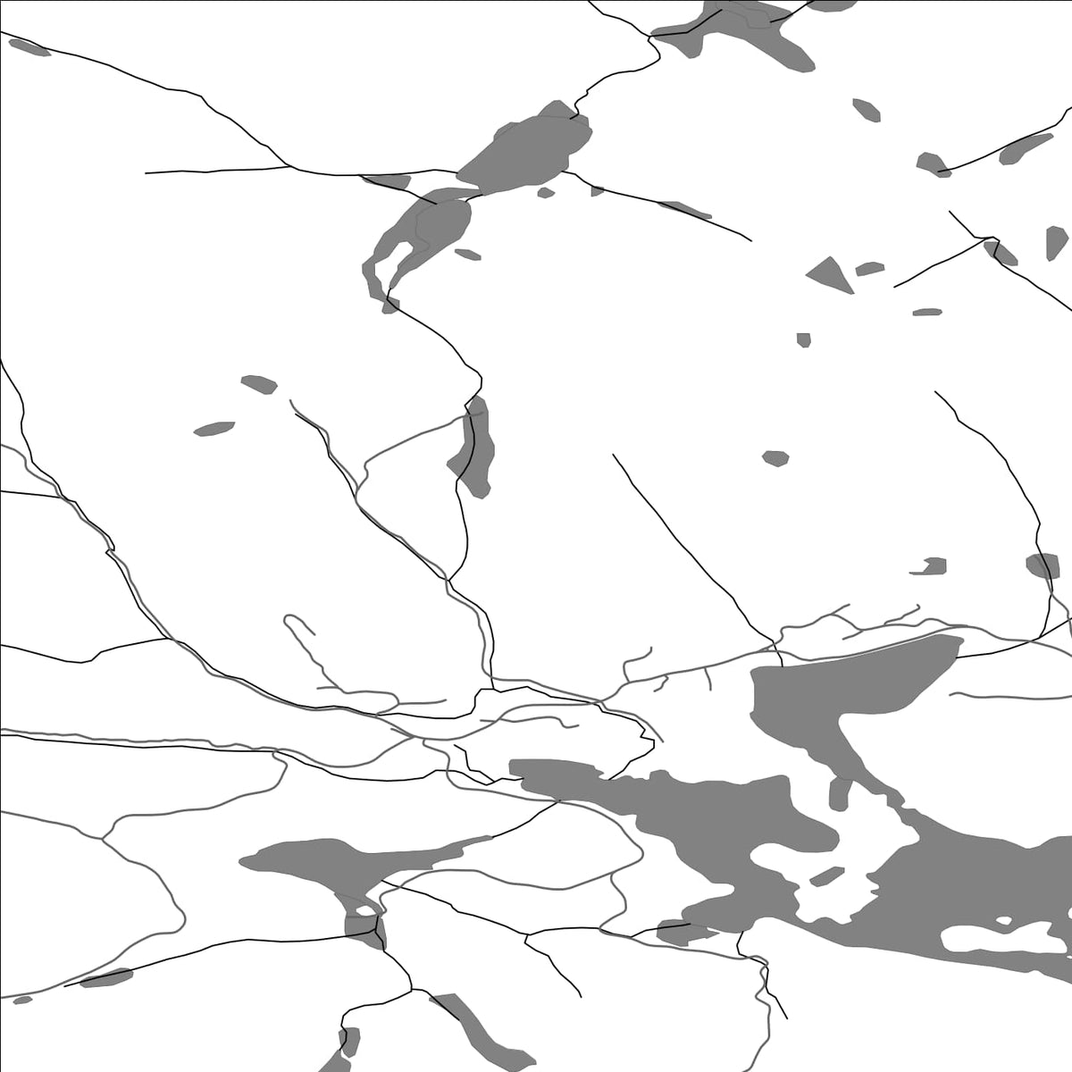 ROAD MAP OF BAMBLE, NORWAY BY MAPBAKES