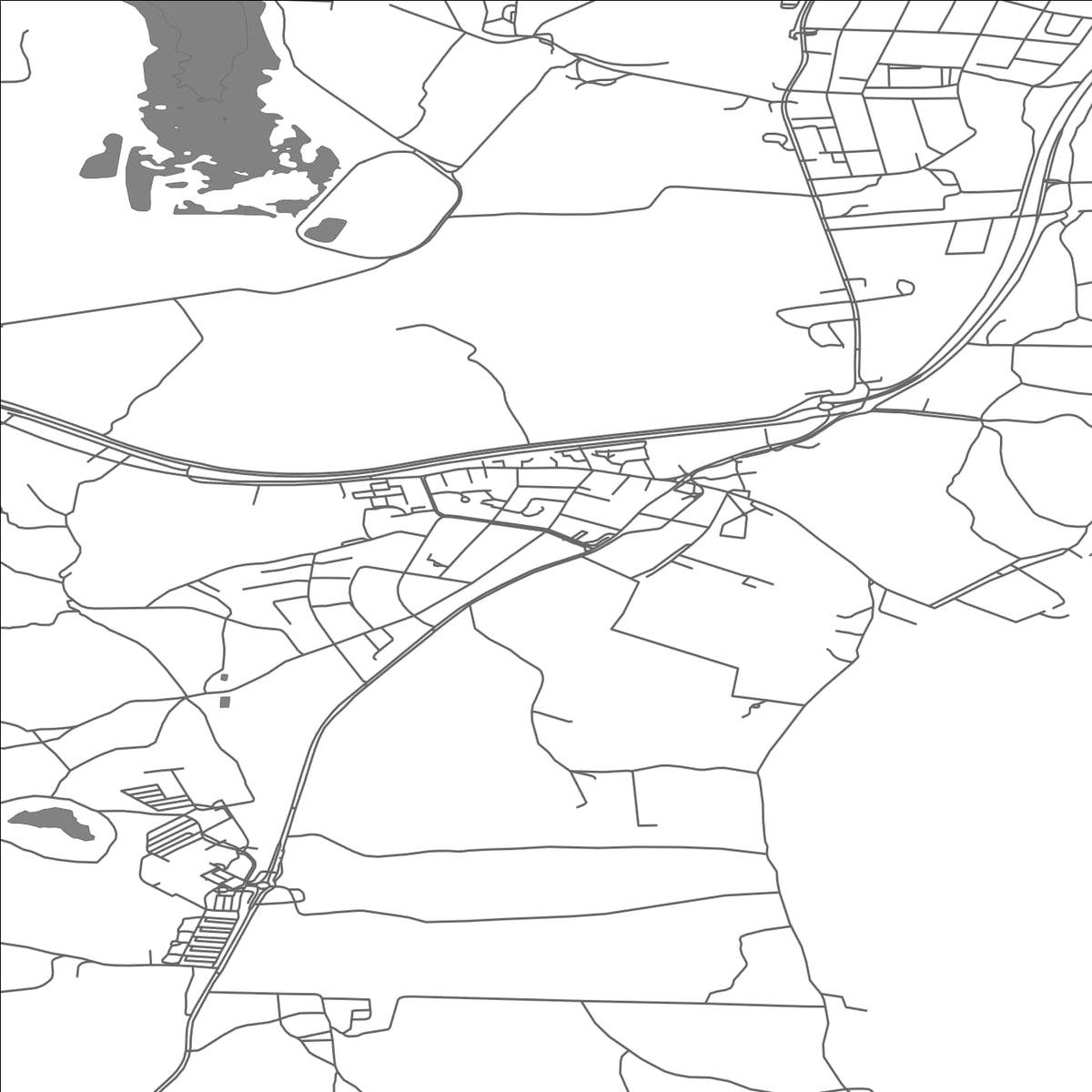 ROAD MAP OF BORRE, NORWAY BY MAPBAKES