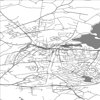 ROAD MAP OF BRYNE, NORWAY BY MAPBAKES