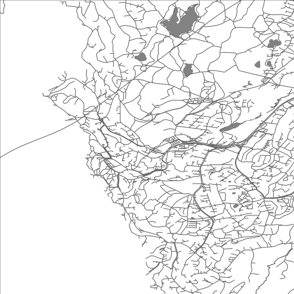 ROAD MAP OF DROBAK, NORWAY BY MAPBAKES