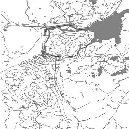 ROAD MAP OF EGERSUND, NORWAY BY MAPBAKES