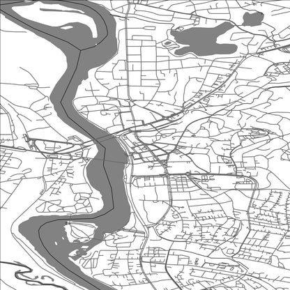 ROAD MAP OF ELVERUM, NORWAY BY MAPBAKES