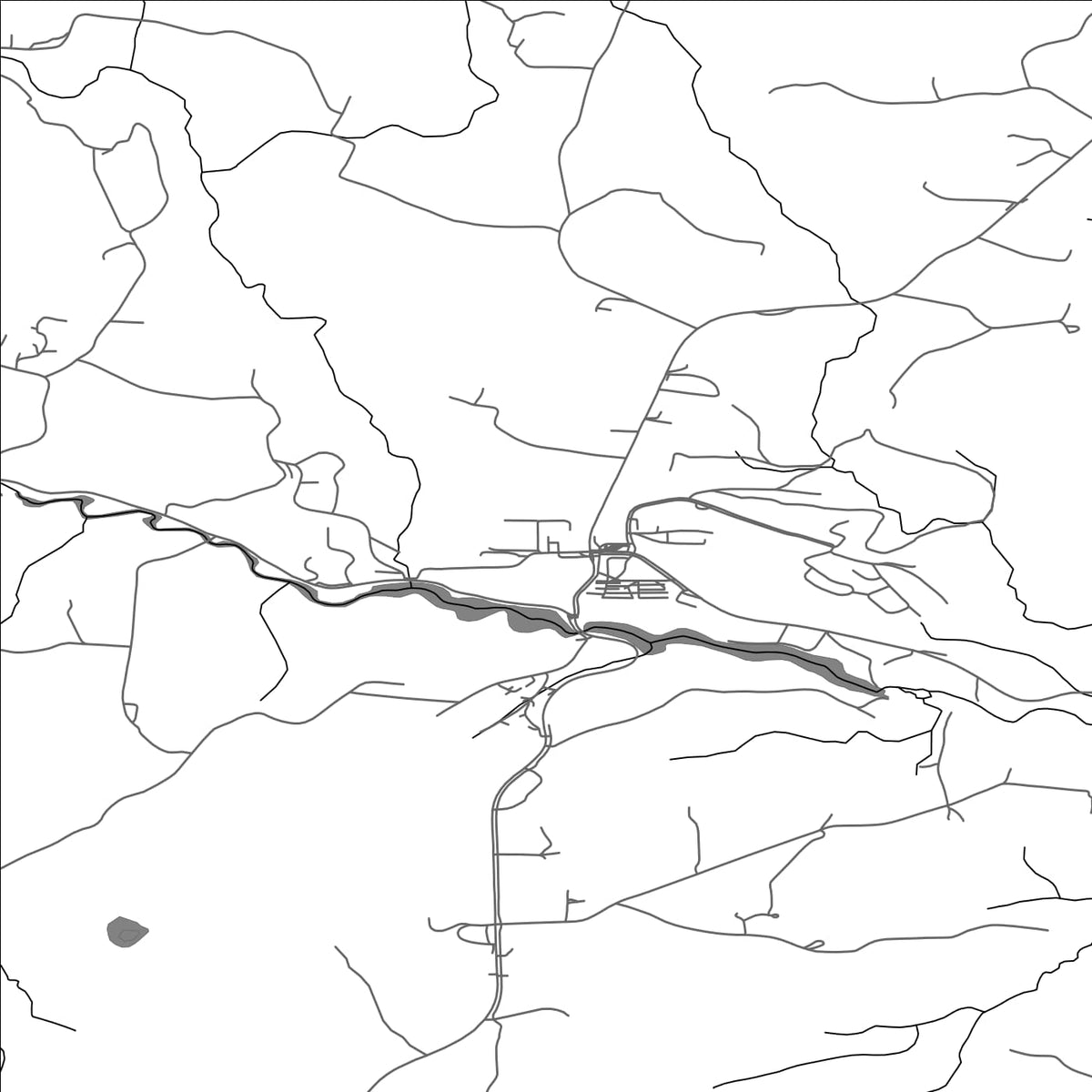 ROAD MAP OF ENEBAKK, NORWAY BY MAPBAKES