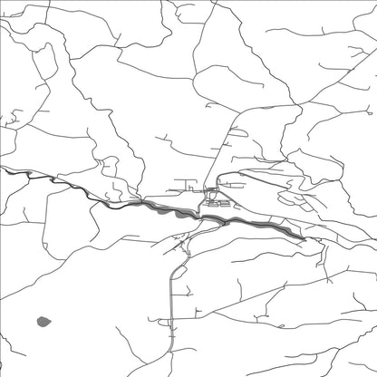 ROAD MAP OF ENEBAKK, NORWAY BY MAPBAKES