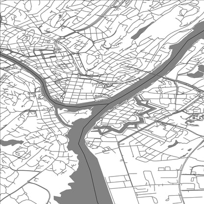 ROAD MAP OF FREDRIKSTAD, NORWAY BY MAPBAKES