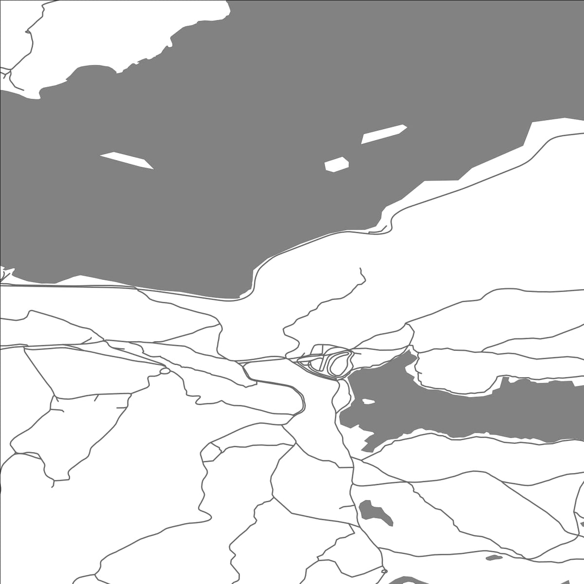 ROAD MAP OF HALDEN, NORWAY BY MAPBAKES