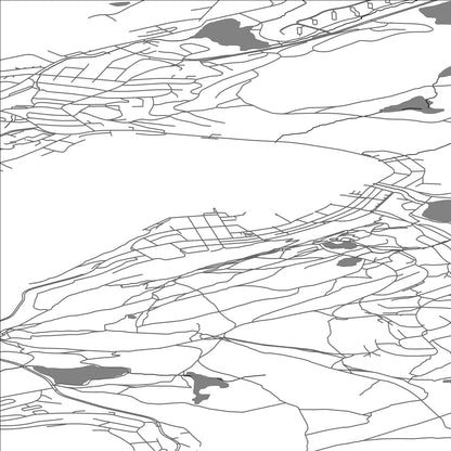 ROAD MAP OF HAMMERFEST, NORWAY BY MAPBAKES