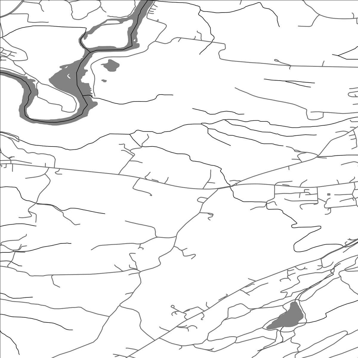 ROAD MAP OF HONEFOSS, NORWAY BY MAPBAKES