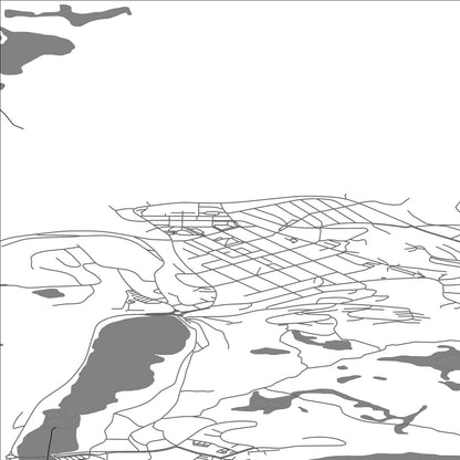 ROAD MAP OF KIRKENES, NORWAY BY MAPBAKES