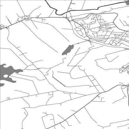 ROAD MAP OF KLEPPE, NORWAY BY MAPBAKES