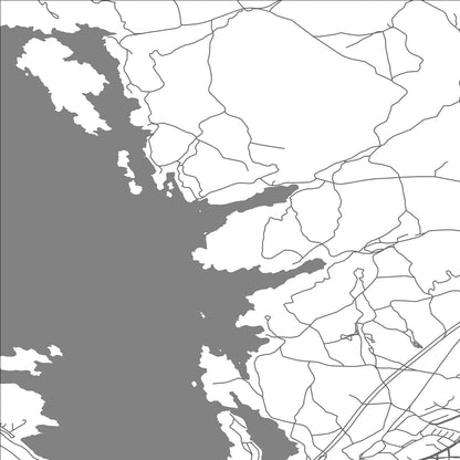 ROAD MAP OF LARVIK, NORWAY BY MAPBAKES