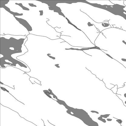 ROAD MAP OF LINDAS, NORWAY BY MAPBAKES