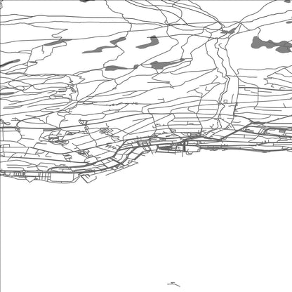 ROAD MAP OF MOLDE, NORWAY BY MAPBAKES