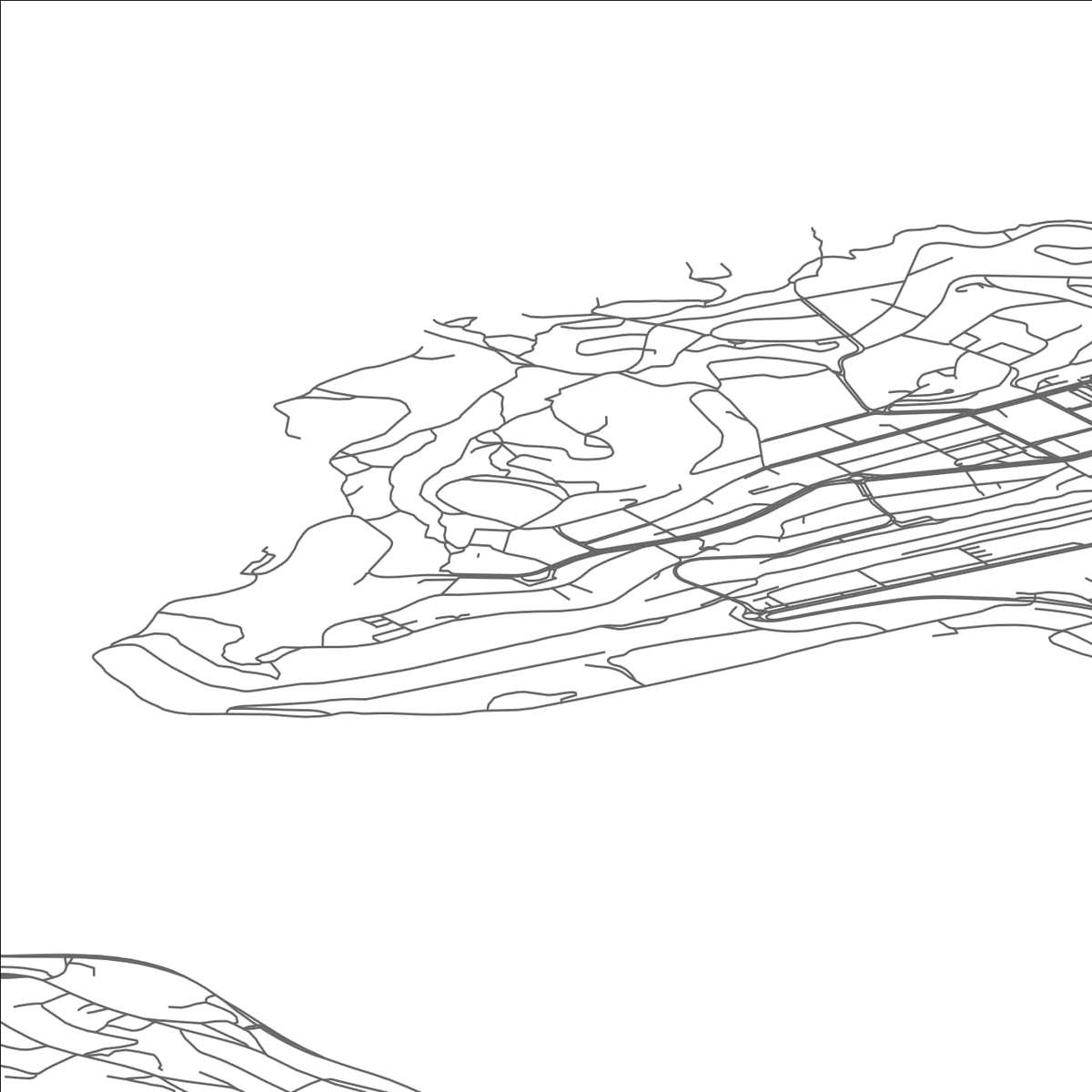 ROAD MAP OF NARVIK, NORWAY BY MAPBAKES