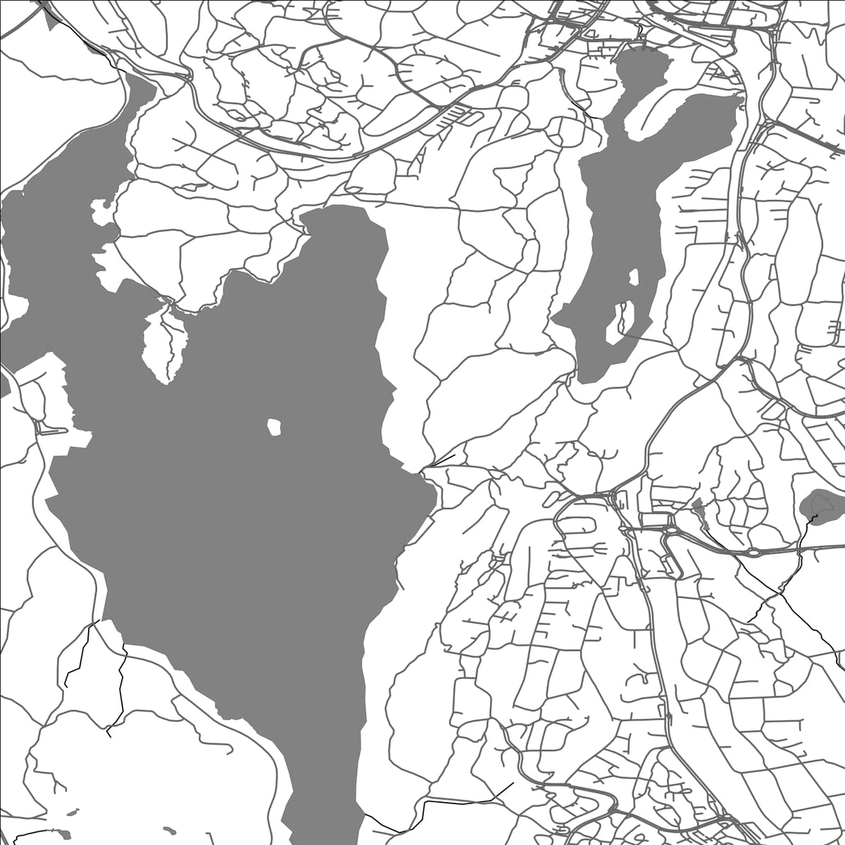 ROAD MAP OF OPPEGARD, NORWAY BY MAPBAKES