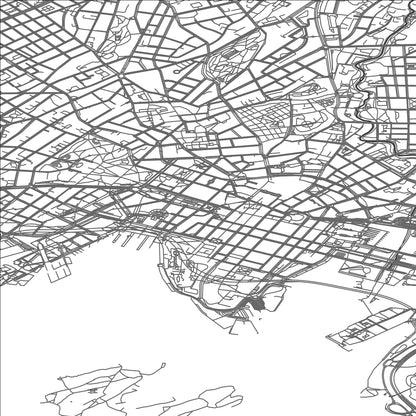 ROAD MAP OF OSLO, NORWAY BY MAPBAKES
