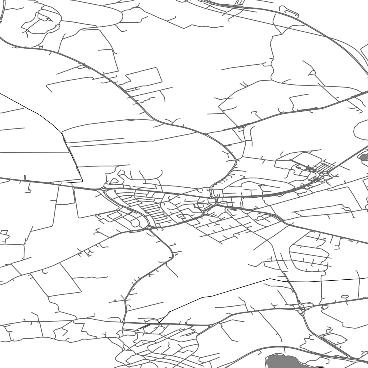 ROAD MAP OF RANDABERG, NORWAY BY MAPBAKES