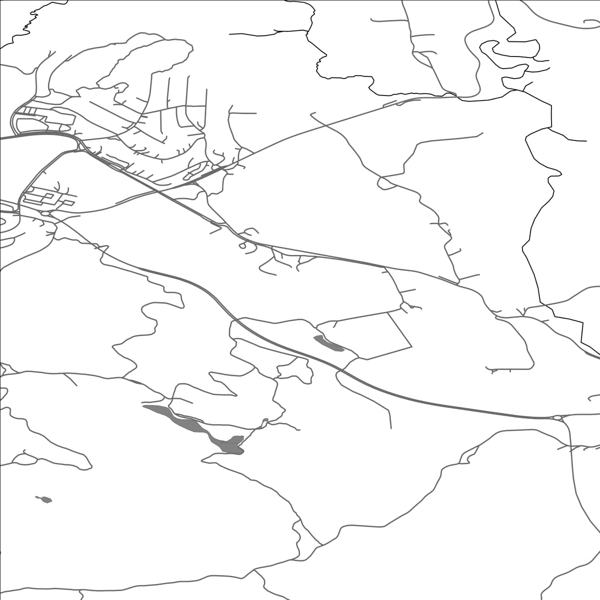 ROAD MAP OF ROYKEN, NORWAY BY MAPBAKES