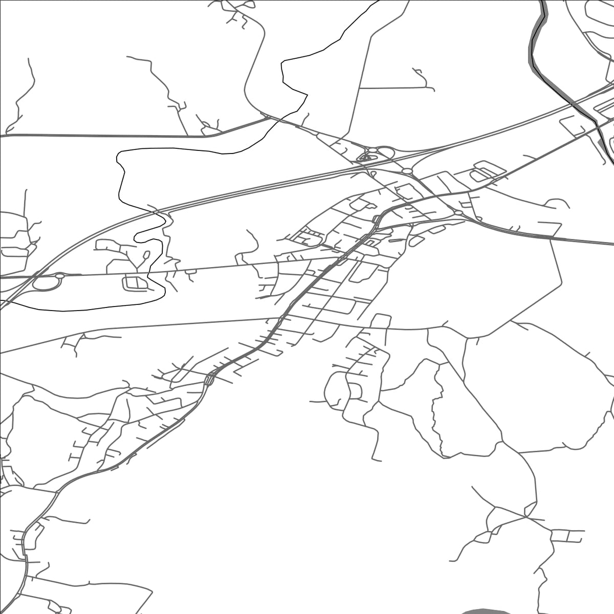 ROAD MAP OF SEM, NORWAY BY MAPBAKES