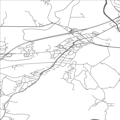 ROAD MAP OF SEM, NORWAY BY MAPBAKES