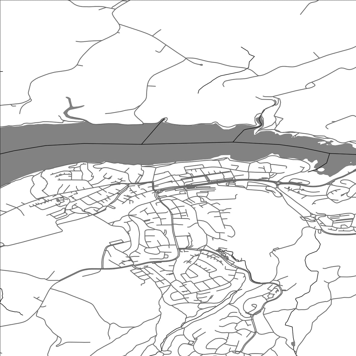 ROAD MAP OF SORUM, NORWAY BY MAPBAKES
