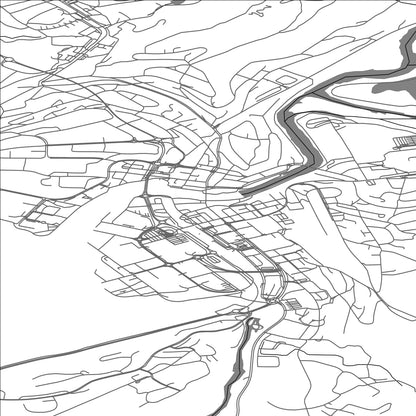 ROAD MAP OF STEINKJER, NORWAY BY MAPBAKES
