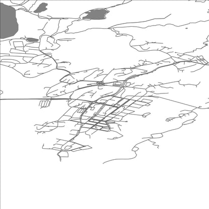 ROAD MAP OF SVOLVAER, NORWAY BY MAPBAKES