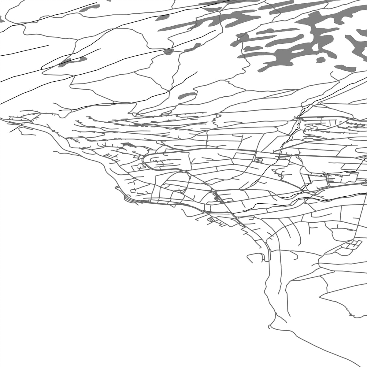 ROAD MAP OF VOLDA, NORWAY BY MAPBAKES