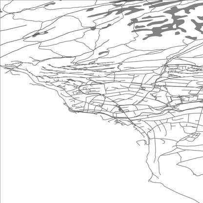 ROAD MAP OF VOLDA, NORWAY BY MAPBAKES