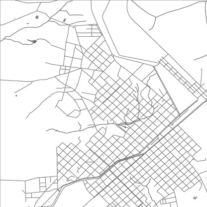 ROAD MAP OF CAPITAN BADO, PARAGUAY BY MAPBAKES