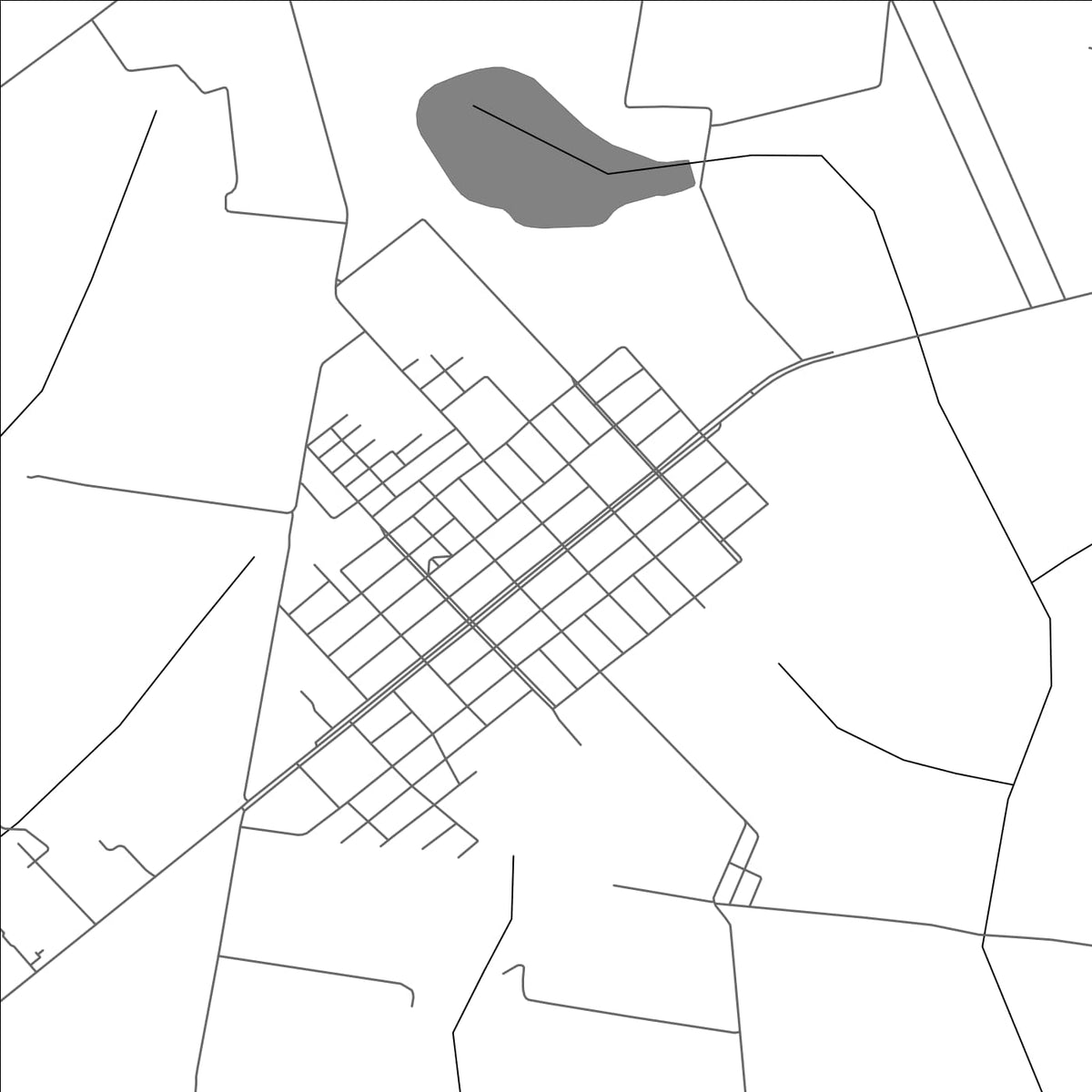ROAD MAP OF FRANCISCO CABALLERO ALVAREZ, PARAGUAY BY MAPBAKES