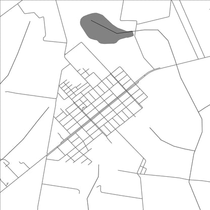 ROAD MAP OF FRANCISCO CABALLERO ALVAREZ, PARAGUAY BY MAPBAKES
