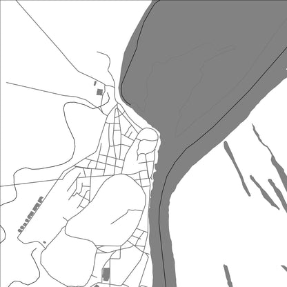 ROAD MAP OF FUERTE OLIMPO, PARAGUAY BY MAPBAKES