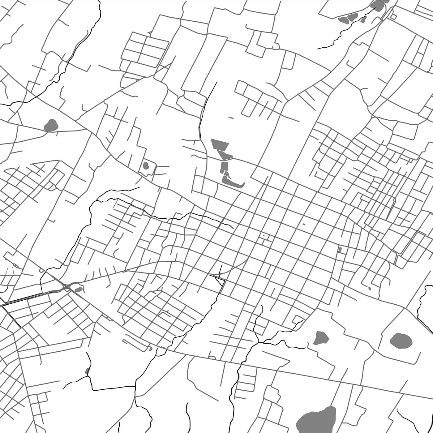 ROAD MAP OF GUARAMBARE, PARAGUAY BY MAPBAKES