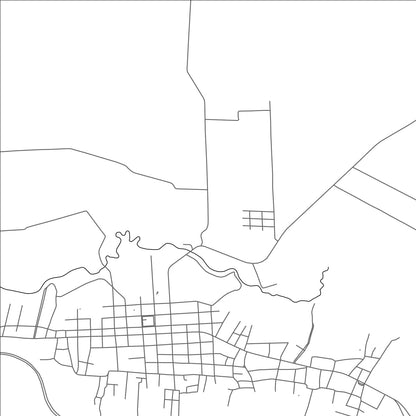 ROAD MAP OF ITACURUBI DE LA CORDILLERA, PARAGUAY BY MAPBAKES