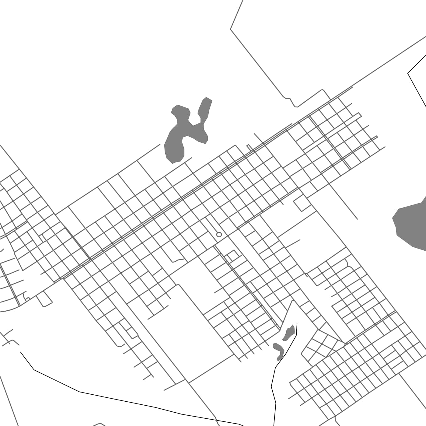 ROAD MAP OF KATUETE, PARAGUAY BY MAPBAKES