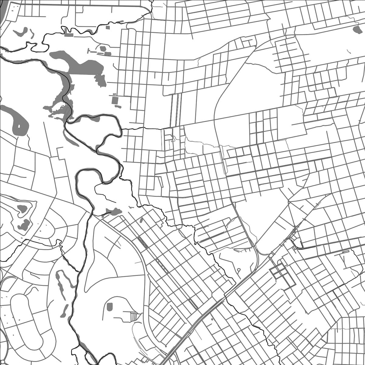 ROAD MAP OF LIMPIO, PARAGUAY BY MAPBAKES