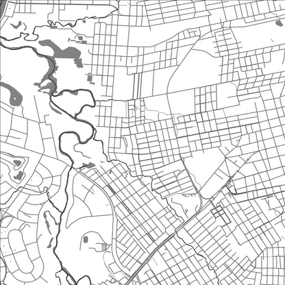 ROAD MAP OF LIMPIO, PARAGUAY BY MAPBAKES